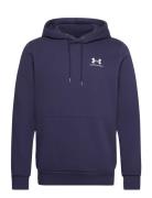 Ua Icon Fleece Hoodie Tops Sweatshirts & Hoodies Hoodies Navy Under Armour