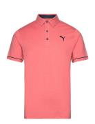 Cloudspun Haystack Polo Sport Polos Short-sleeved Coral PUMA Golf