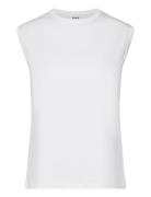 Pedro - Heavy Jersey Rd Tops T-shirts & Tops Sleeveless White Day Birger Et Mikkelsen