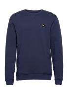 Crew Neck Sweatshirt Tops Sweatshirts & Hoodies Sweatshirts Navy Lyle & Scott