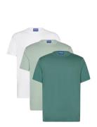Blue3_Naolo Tops T-Kortærmet Skjorte Green HUGO BLUE