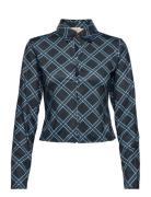 Shirt Tops Shirts Long-sleeved Multi/patterned Barbara Kristoffersen By Rosemunde