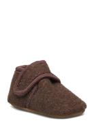 Classic Wool Slippers Slippers Hjemmesko Brown Melton