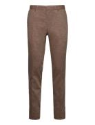 Bs Pollino Classic Fit Suit Pants Bottoms Trousers Formal Brown Bruun & Stengade