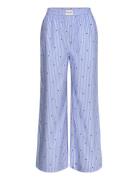 Highwaisted Pants Bottoms Trousers Wide Leg Blue ROTATE Birger Christensen