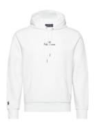 Logo Double-Knit Hoodie Tops Sweatshirts & Hoodies Hoodies White Polo Ralph Lauren