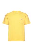 Basic Pocket T-Shirt Héritage Tops T-Kortærmet Skjorte Yellow Armor Lux