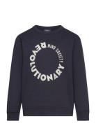 Kobbasim L/S O-Neck Ub Swt Tops Sweatshirts & Hoodies Sweatshirts Navy Kids Only