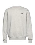 Essential Logo Crewneck 2 Designers Sweatshirts & Hoodies Sweatshirts Grey BLS Hafnia