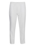 Cfpilou 0066 Drawstring Linen Mix P Bottoms Trousers Casual White Casual Friday