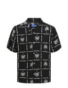 Jorluke Ocean Resort Shirt Ss Styd24 Tops Shirts Short-sleeved Black Jack & J S