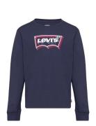 Lvb Glow Effect Ls Batwing / Lvb Glow Effect Ls Batwing Tops T-shirts Long-sleeved T-Skjorte Blue Levi's