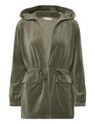 Carola Cardigan Tops Sweatshirts & Hoodies Hoodies Green ODD MOLLY