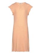 Pointella Cecilie Dress Dresses & Skirts Dresses Casual Dresses Short-sleeved Casual Dresses Coral Mads Nørgaard