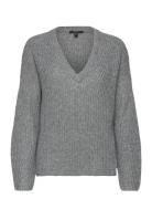 Wool Blend: Glitter Yarn Detail Jumper Tops Knitwear Jumpers Grey Esprit Collection