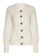 Debbiekb Short Cardigan Tops Knitwear Cardigans Cream Karen By Simonsen