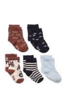 Socks W. Pattern  Sokker Strømper Multi/patterned Minymo