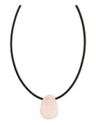 Live Rosequartz Necklace Accessories Jewellery Necklaces Dainty Necklaces Multi/patterned Pilgrim