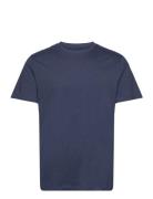 Slhaspen Mini Str Ss O-Neck Tee Noos Tops T-Kortærmet Skjorte Navy Selected Homme