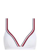 Triangle Rp Swimwear Bikinis Bikini Tops Triangle Bikinitops White Tommy Hilfiger