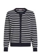 Im Co Jersey Stc Cardi Ls C-Nk Tops Knitwear Cardigans Navy Tommy Hilfiger