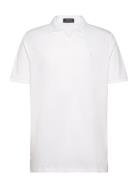 Classic Fit Stretch Mesh Polo Shirt Tops Polos Short-sleeved White Polo Ralph Lauren