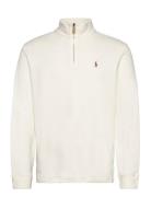 Estate-Rib Quarter-Zip Pullover Tops Knitwear Half Zip Jumpers White Polo Ralph Lauren