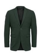 Slhslim-Elon Blz Adv B Suits & Blazers Blazers Single Breasted Blazers Khaki Green Selected Homme