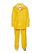 Basic Rainwear Suit -Solid Outerwear Rainwear Rainwear Sets Yellow CeLaVi