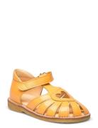 Sandals - Flat - Closed Toe - Shoes Summer Shoes Sandals Yellow ANGULUS