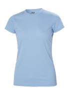 W Hh Tech T-Shirt Sport T-shirts & Tops Short-sleeved Blue Helly Hansen