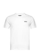 B.intl Small Logo Tee Designers T-Kortærmet Skjorte White Barbour