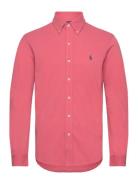 Featherweight Mesh Shirt Designers Shirts Casual Pink Polo Ralph Lauren