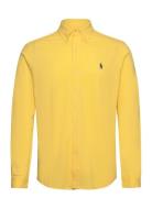 Featherweight Mesh Shirt Designers Shirts Casual Yellow Polo Ralph Lauren