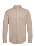 Featherweight Mesh Shirt Designers Shirts Casual Beige Polo Ralph Lauren