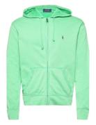 Spa Terry Full-Zip Hoodie Tops Sweatshirts & Hoodies Hoodies Green Polo Ralph Lauren