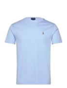 Custom Slim Fit Soft Cotton T-Shirt Designers T-Kortærmet Skjorte Blue Polo Ralph Lauren