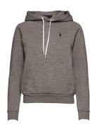 Fleece Pullover Hoodie Tops Sweatshirts & Hoodies Hoodies Grey Polo Ralph Lauren