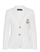 Bullion Jacquard Blazer Blazers Single Breasted Blazers White Lauren Ralph Lauren