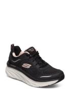 Womens Relaxed Fit: D'lux Walker - Infinite Motion Low-top Sneakers Black Skechers