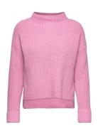 Slfselma Ls Knit Pullover Noos Tops Knitwear Jumpers Pink Selected Femme