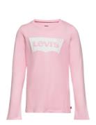 Levi's® Long Sleeve Batwing Tee Tops T-shirts Long-sleeved T-Skjorte Pink Levi's