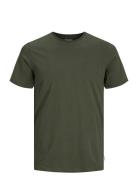 Jjeorganic Basic Tee Ss O-Neck Noos Tops T-Kortærmet Skjorte Green Jack & J S