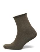 Pcsebby Glitter Long Socks Noos Bc Lingerie Socks Regular Socks Khaki Green Pieces