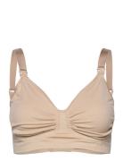 Maternity & Nursing Bra With Carri-Gel Support Lingerie Bras & Tops Maternity Bras Beige Carriwell