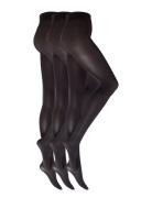 Decoy Recycled Tight 60Den 3Pk Lingerie Pantyhose & Leggings Black Decoy