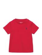 26/1 Jersey-Ss Cn-Tp-Tsh Tops T-Kortærmet Skjorte Red Ralph Lauren Baby