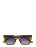 Nancy Accessories Sunglasses D-frame- Wayfarer Sunglasses Brown A.Kjærbede