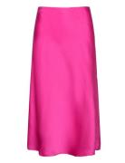 Yaspastella Hw Midi Skirt - Ca Knælang Nederdel Pink YAS