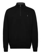 Double Knit Jersey-Lsl-Knt Tops Sweatshirts & Hoodies Sweatshirts Black Polo Ralph Lauren